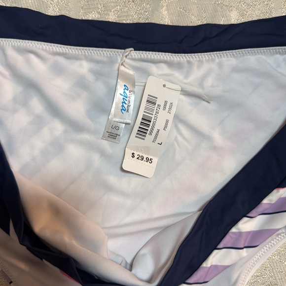 La Vie En Rose Large Purple Pink Bikini Bottom - Picture 2 of 2